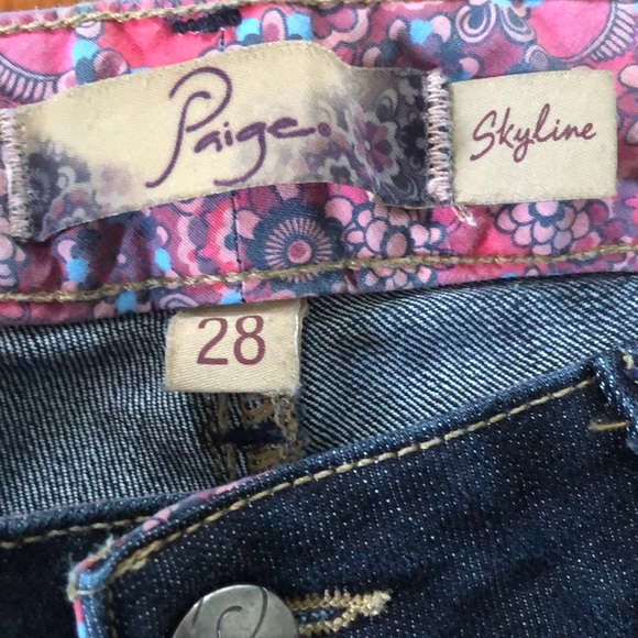 Paige Skyline Straight Jean - Size 28 - Picture 2 of 6